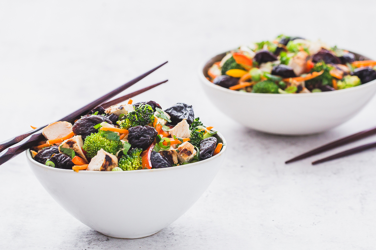 Zesty Asian Chicken Salad - California Prunes | Prunes. For life.